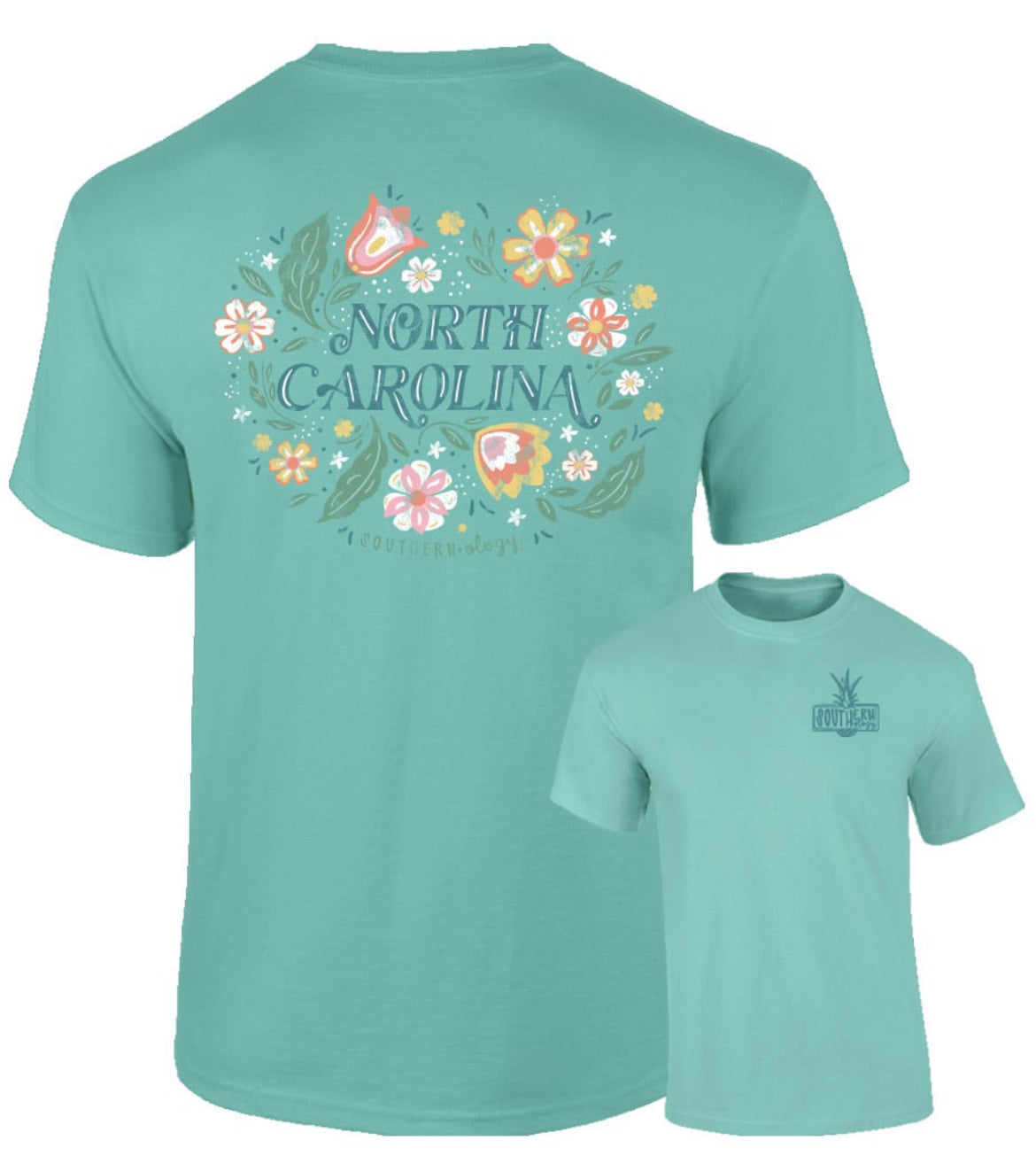 Southernology NC Garden Floral T Shirt*