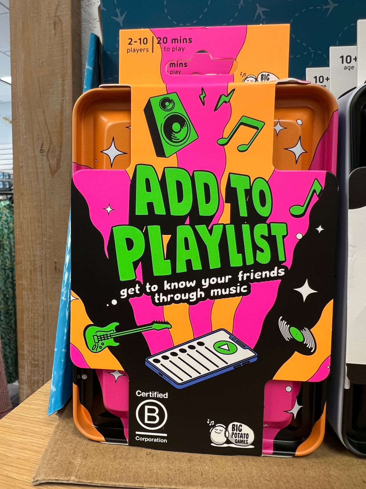 Add to Playlist Card Game
