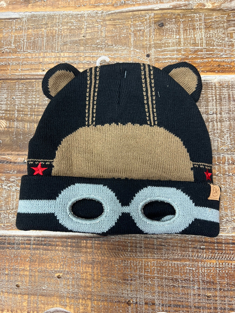 Flap Jack Knitted Beanie