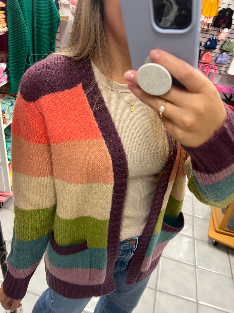 Colorblock Cardigan