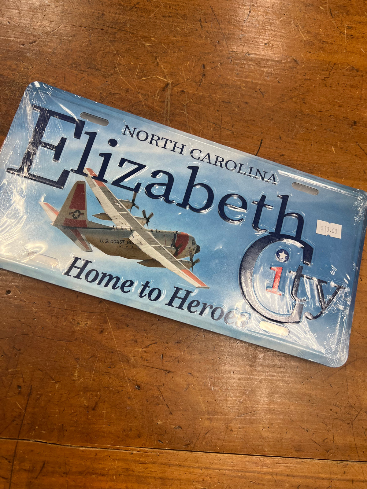 Elizabeth City License Plate