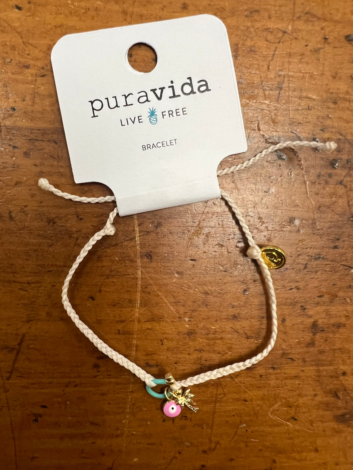 Pura Vida Boone Chance Gold Charm Bracelet*