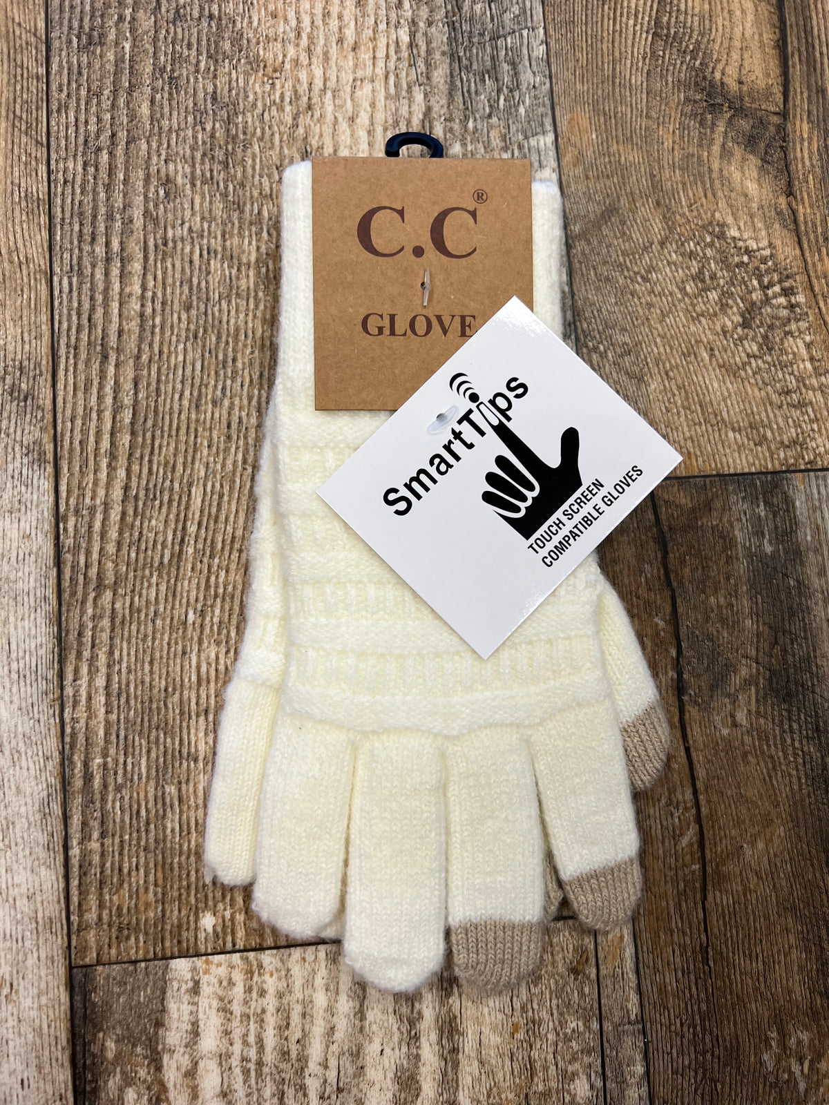 CC Solid Ribbed Gloves