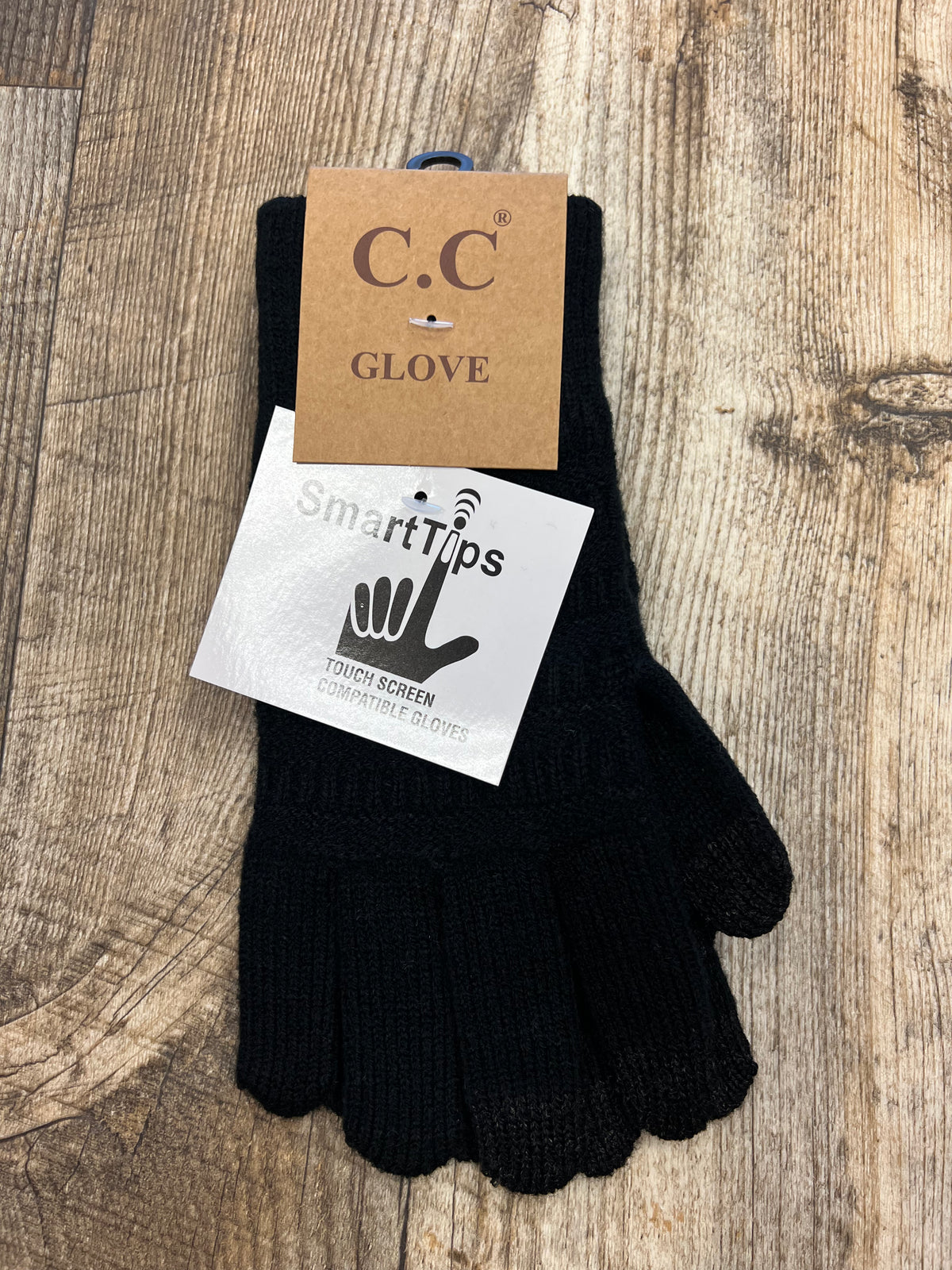 CC Solid Ribbed Gloves