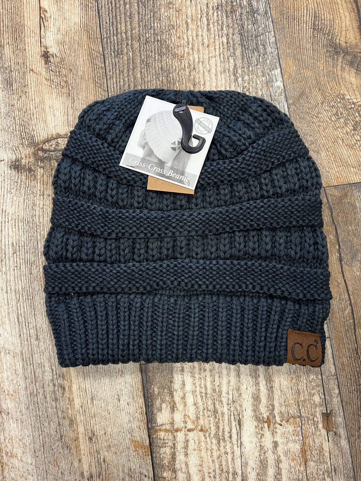 CC Criss Cross Knit Beanies