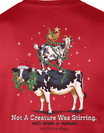 Southernology Barnyard Christmas Long Sleeve T-Shirt