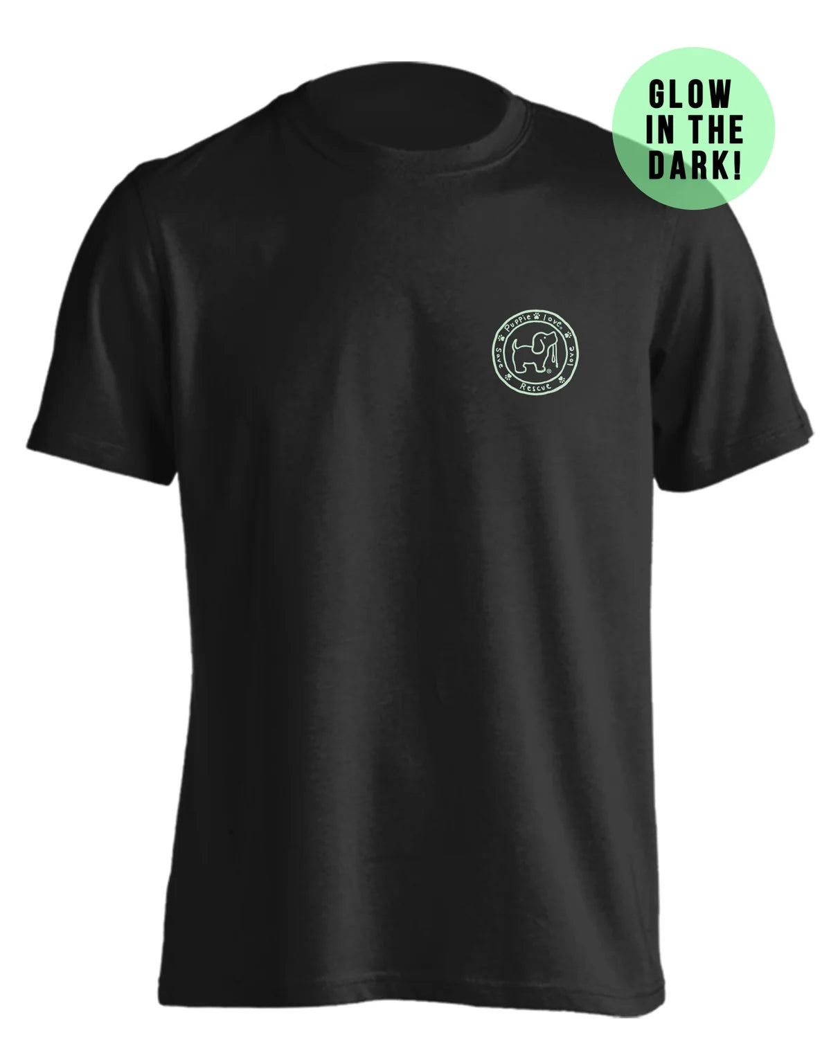 Puppie Love- Dancing Skeletons T Shirt - Glow in the Dark
