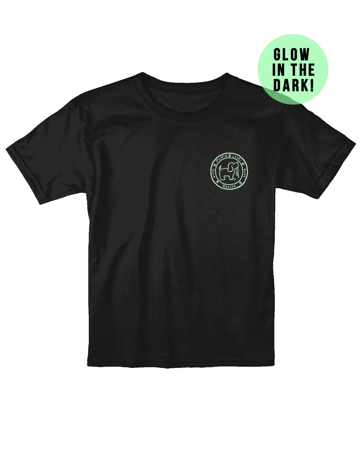 Youth Puppie Love - Dancing Skeletons T Shirt - Glow in Dark