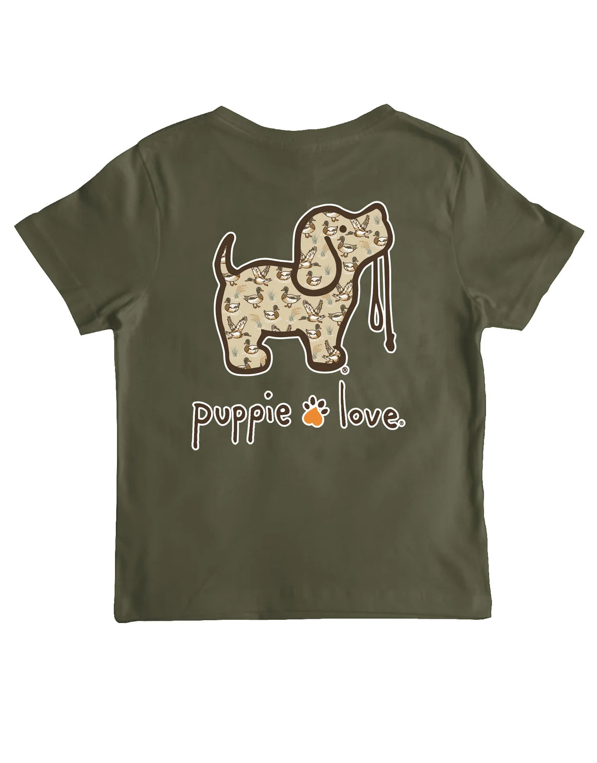 YOUTH Puppie Love T Shirt - Mallard Pup