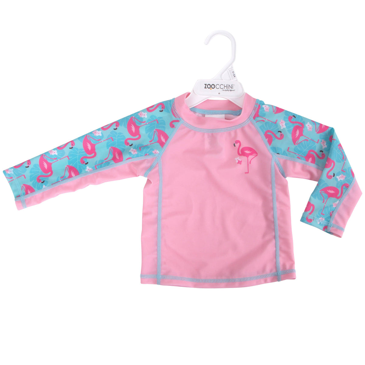 Baby Rashguard Long-Sleeved Swim Top - Franny Flamingo*