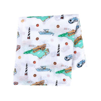 North Carolina Baby: Muslin Cotton Baby Swaddle*