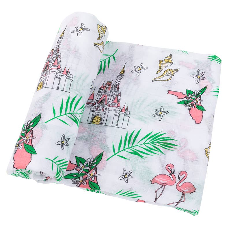 Florida Swaddle Blanket (Floral)*