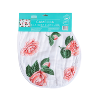 Camellia Baby 2-in-1 Burp Cloth and Bib (Floral)*