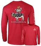 Southernology Barnyard Christmas Long Sleeve T-Shirt