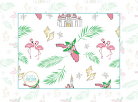 Florida Baby (floral) Burp/Bib Combo*