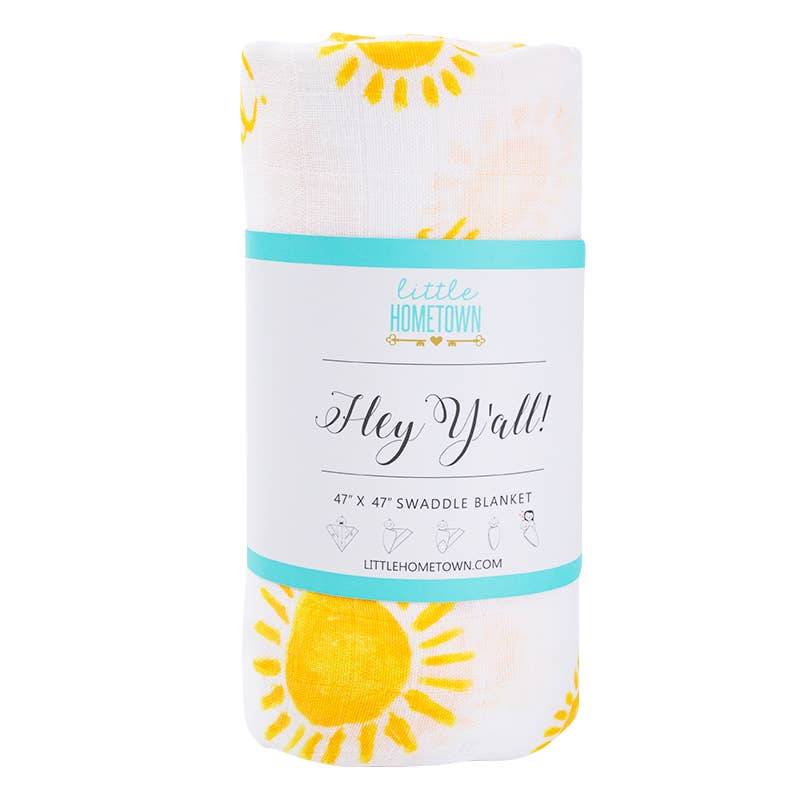 Hey Y’all Swaddle Blanket (Unisex)*