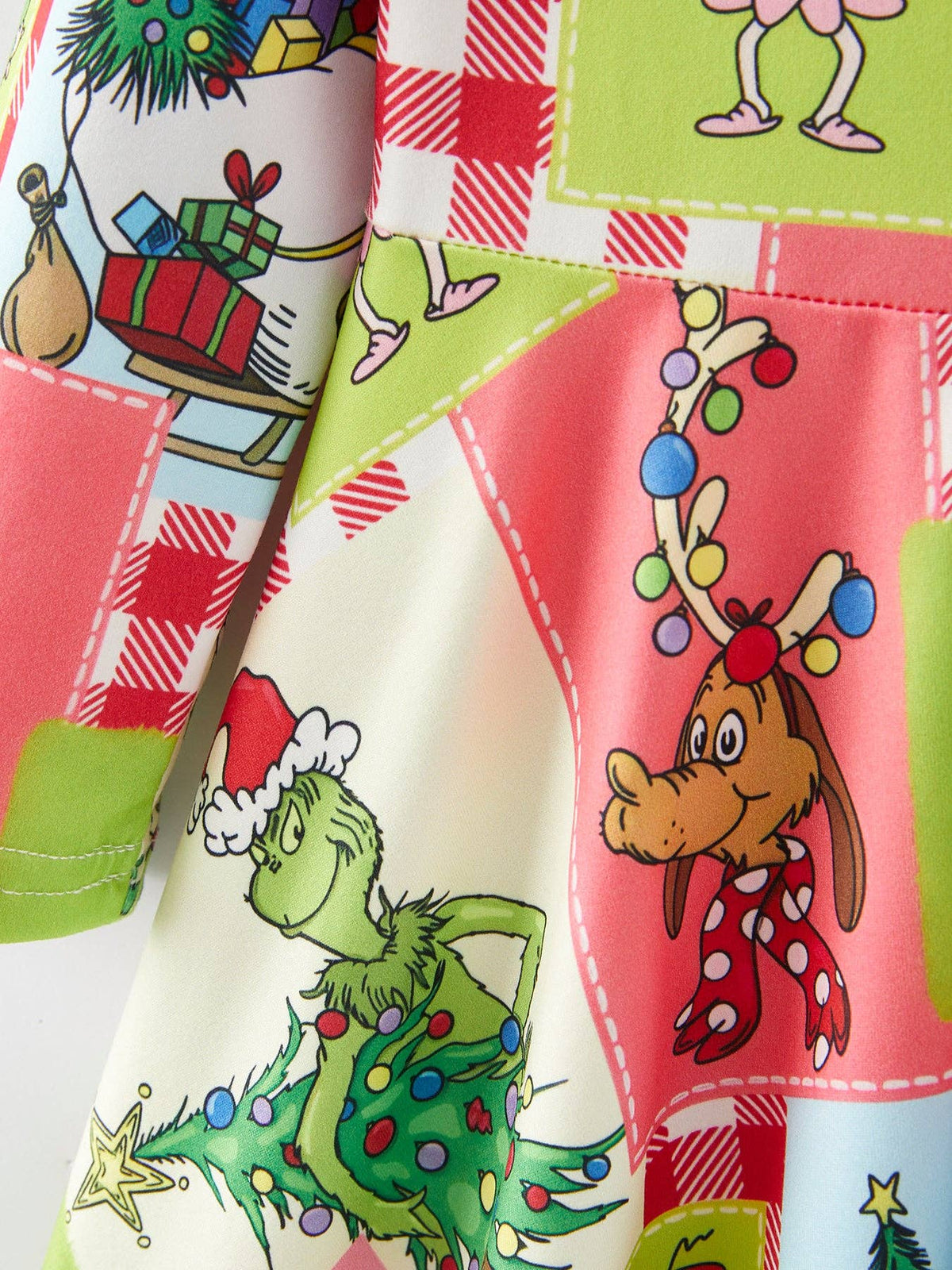 Patchwork Character Christmas Dress*