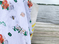North Carolina Baby (Floral): Muslin Cotton Baby Swaddle*
