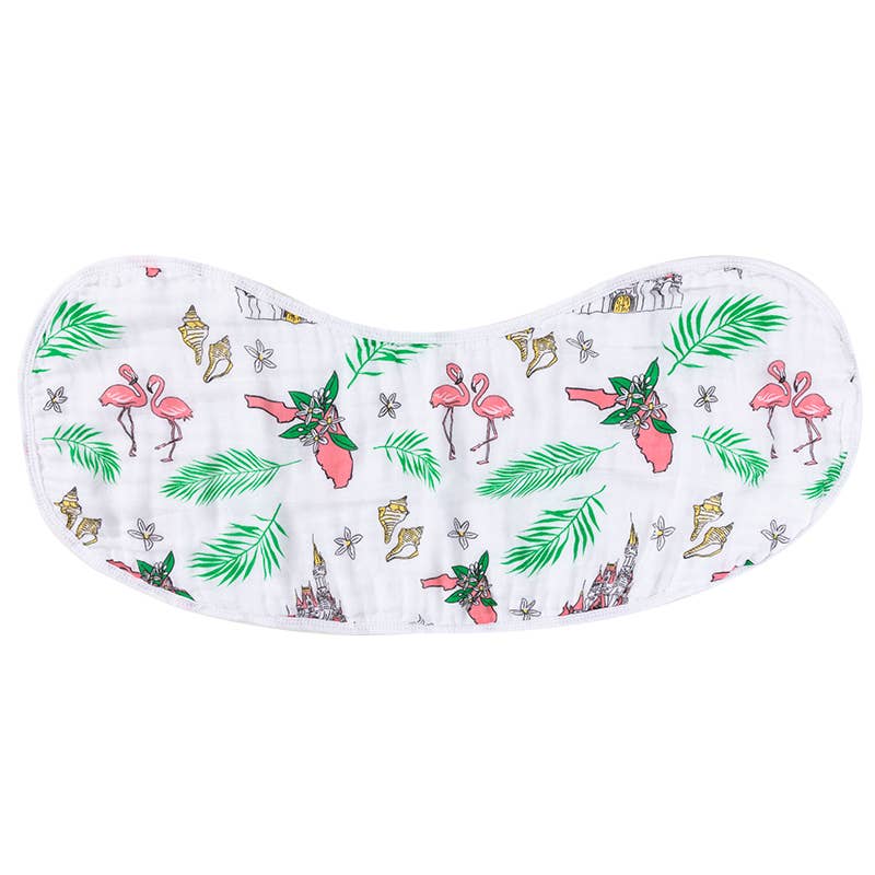 Florida Baby (floral) Burp/Bib Combo*