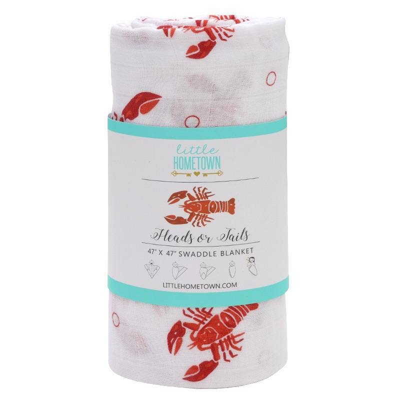 Heads or Tails Swaddle Blanket (Unisex)*