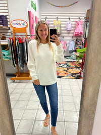 Z Waffle Knit Sweater