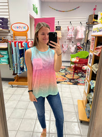 Multicolor Ombre Tank Top*