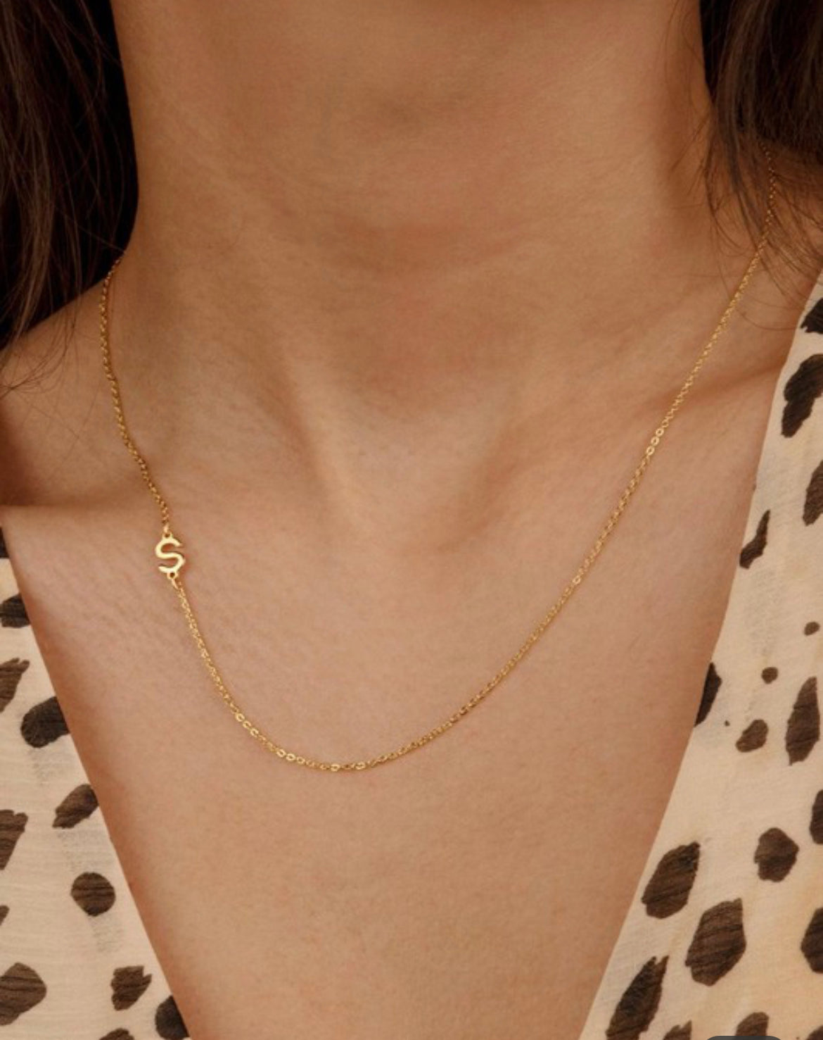 Dainty Initial Necklace