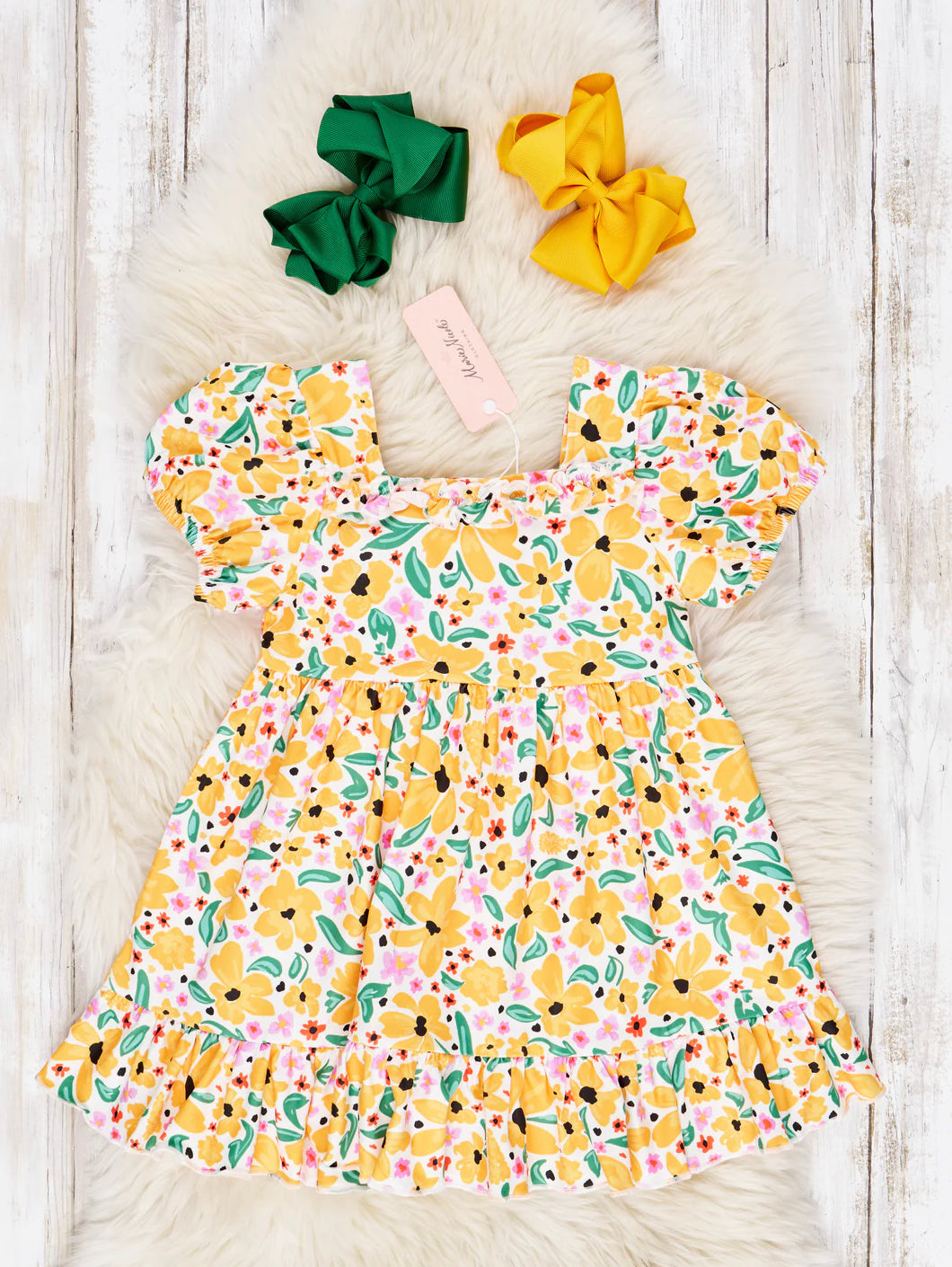 Floral Yellow Dress*