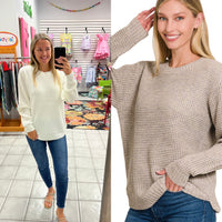 Z Waffle Knit Sweater