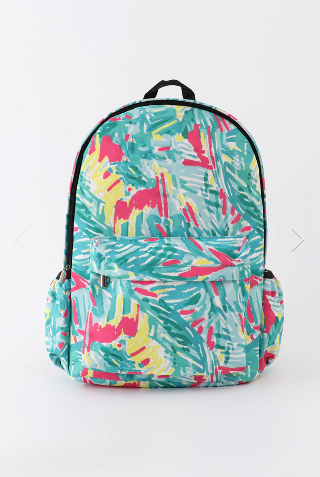 Green Lilly Print Backpack*