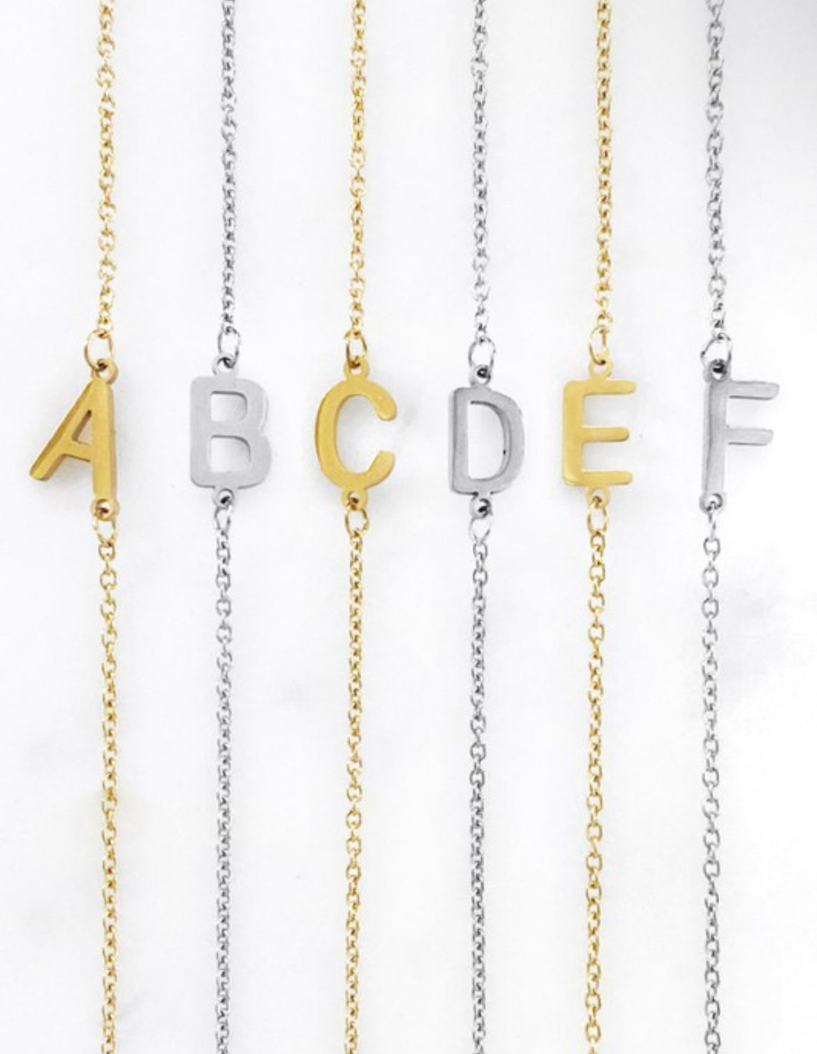 Dainty Initial Necklace