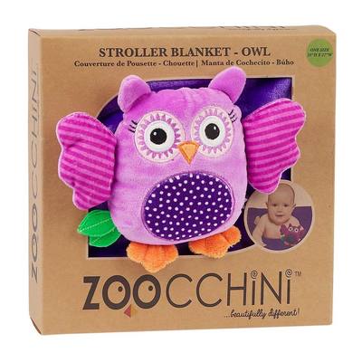 Baby Stroller Buddy Blanket - Owl/Purple*