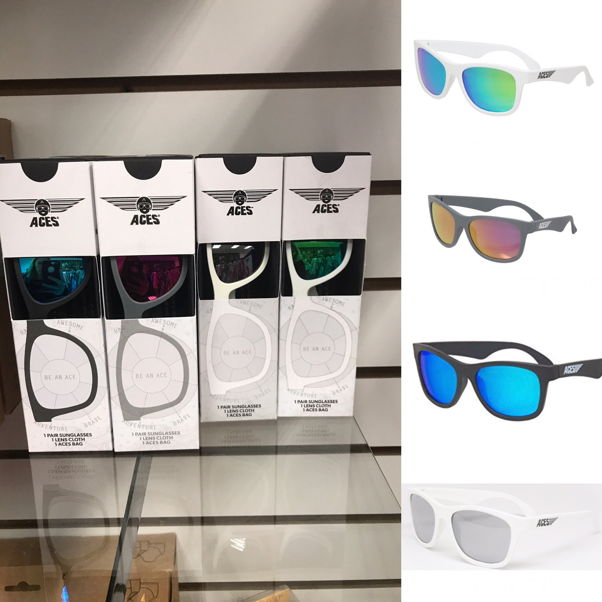 Babiators Children's Aces Sunglasses - Ages 6 and up - Various Colors