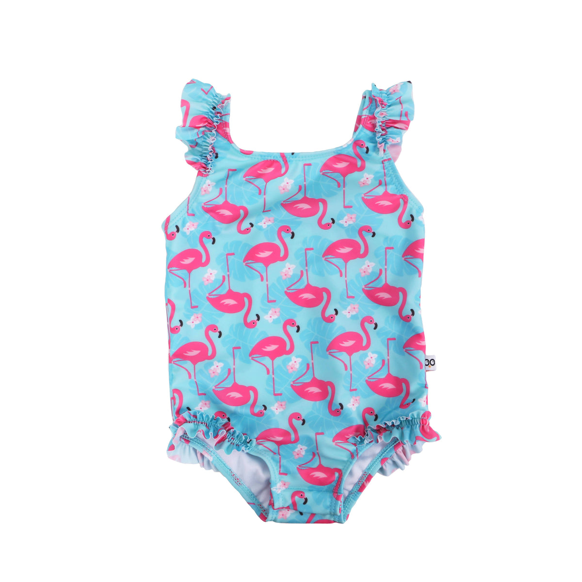 Baby Ruffled One Piece Swimsuit - Franny Flamingo*