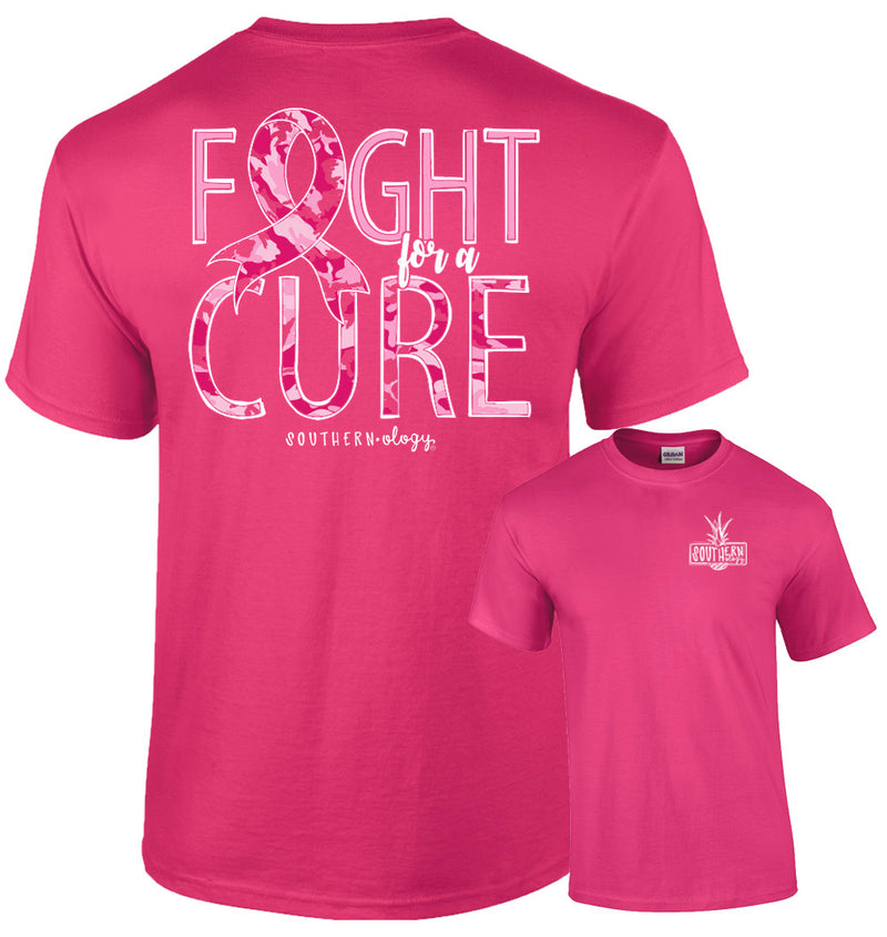 Southernology Fight For a Cure Camo T Shirt*