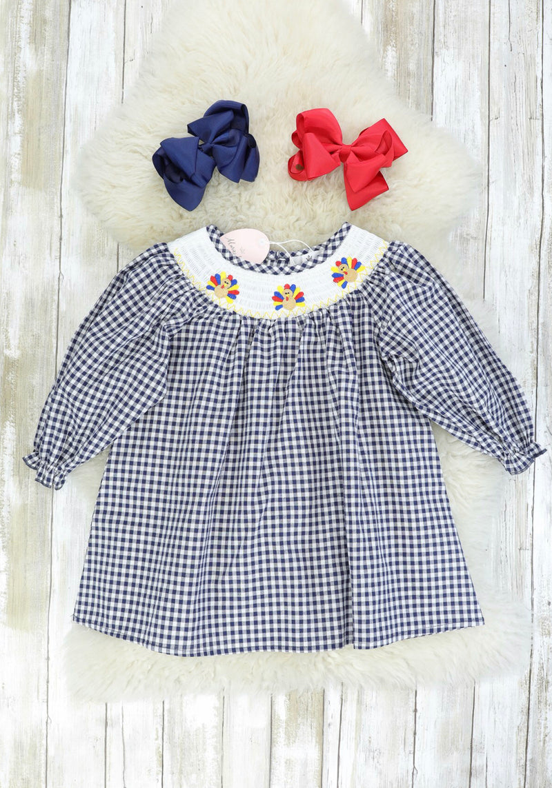 Turkey Smocked Dress.