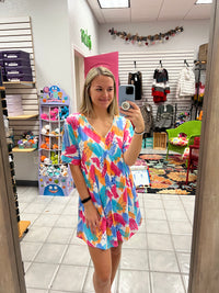 Paint Stroked Dress