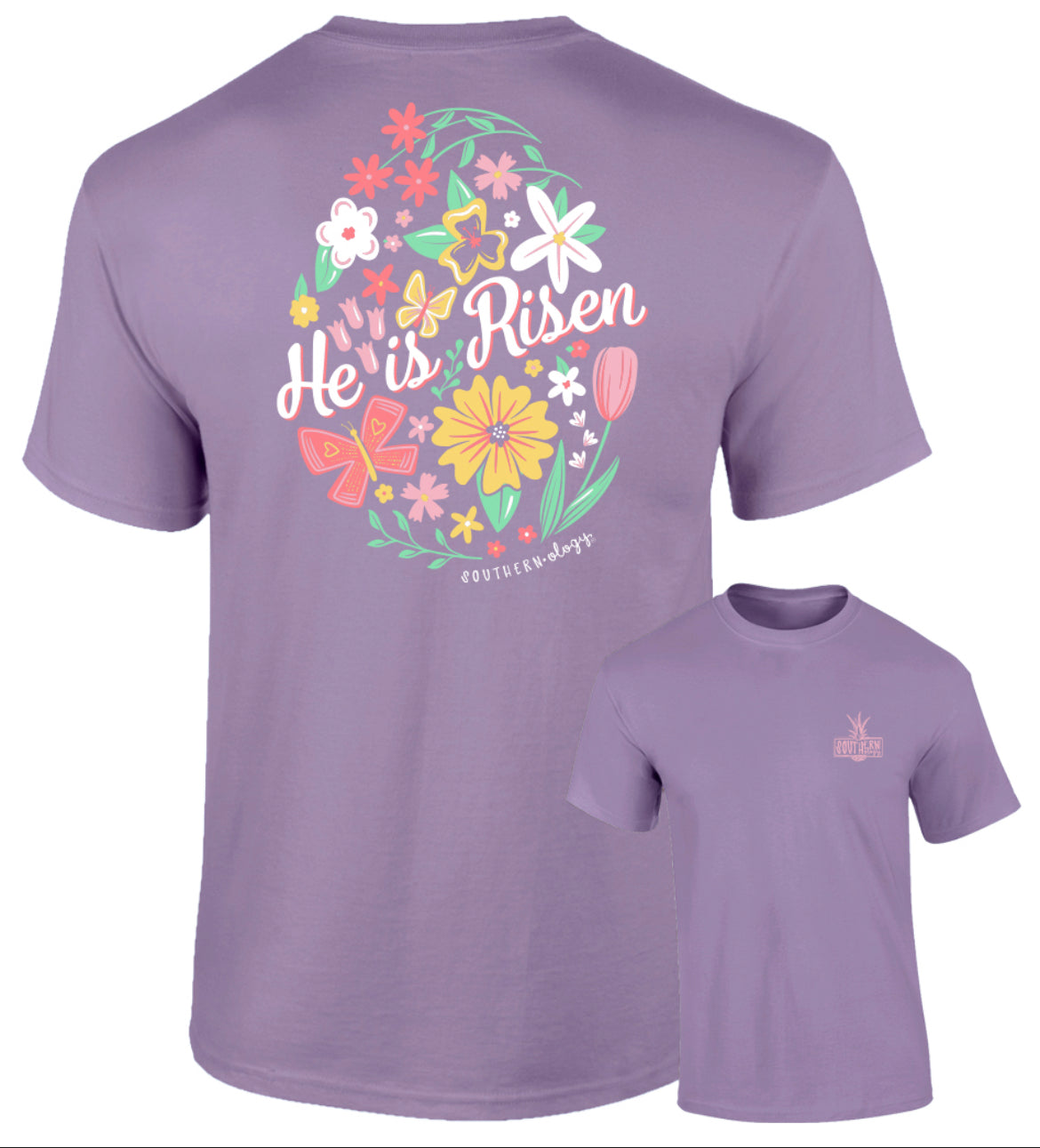 Southernology He Is Risen T-shirt