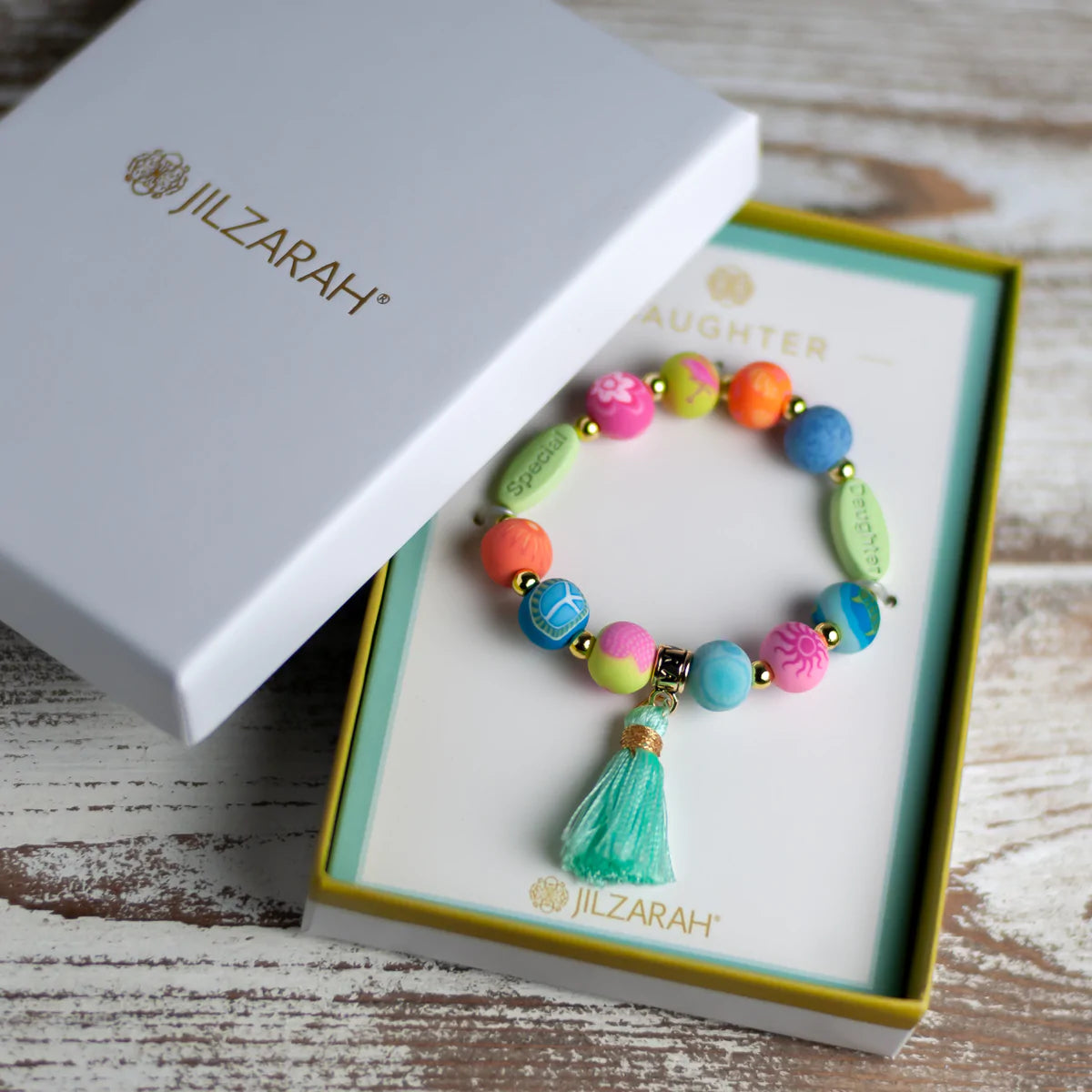 JIZARAH Daughter Girls Youth Tassel Bracelet*